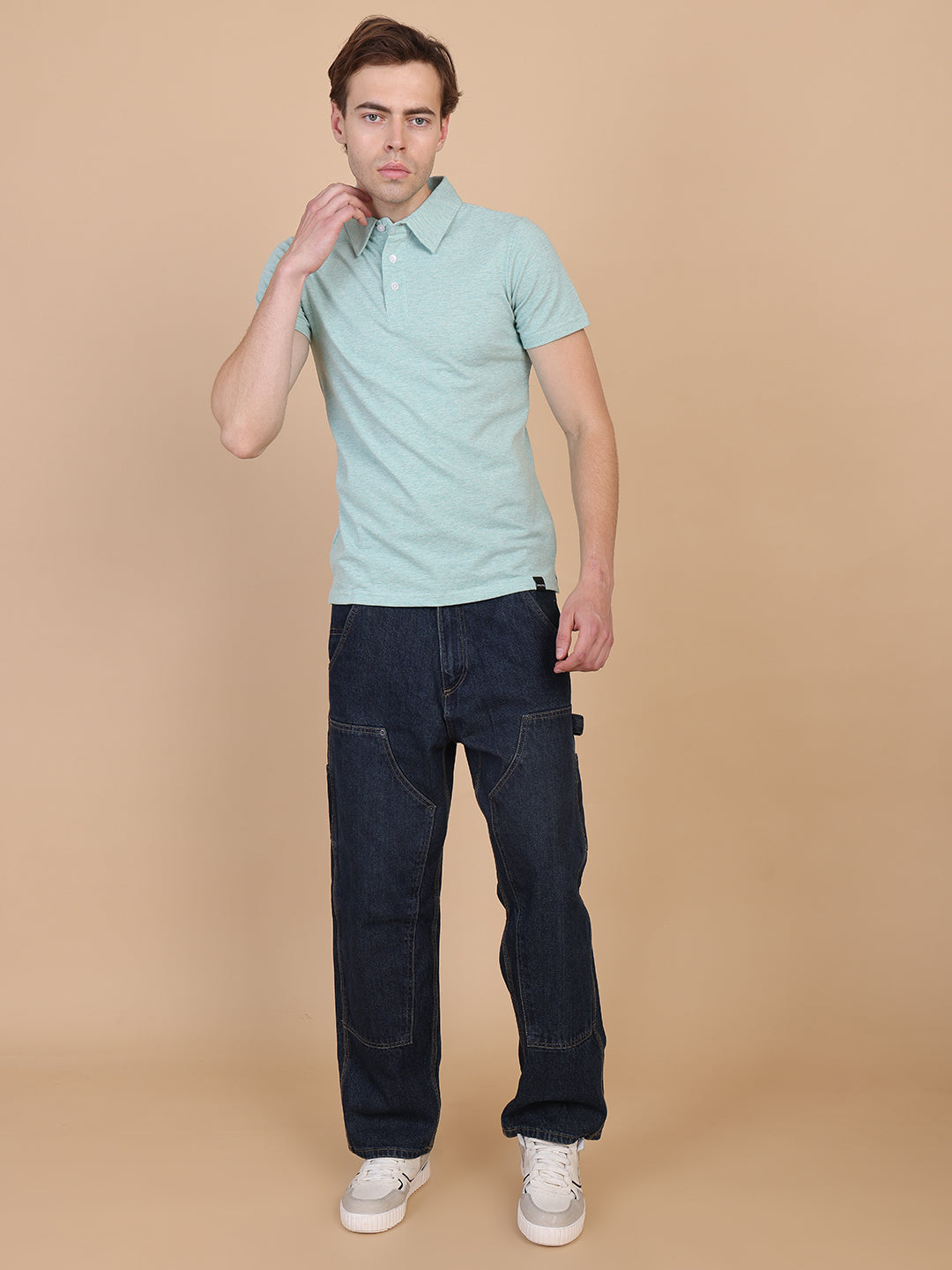 Men Polo Tshirt Mint Green