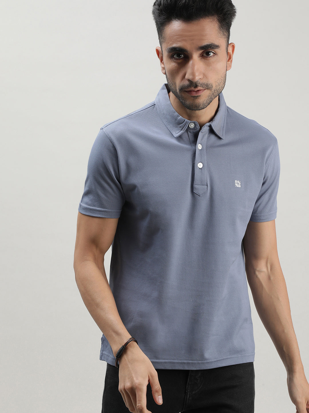 Stone Blue Polo T-shirt for Men