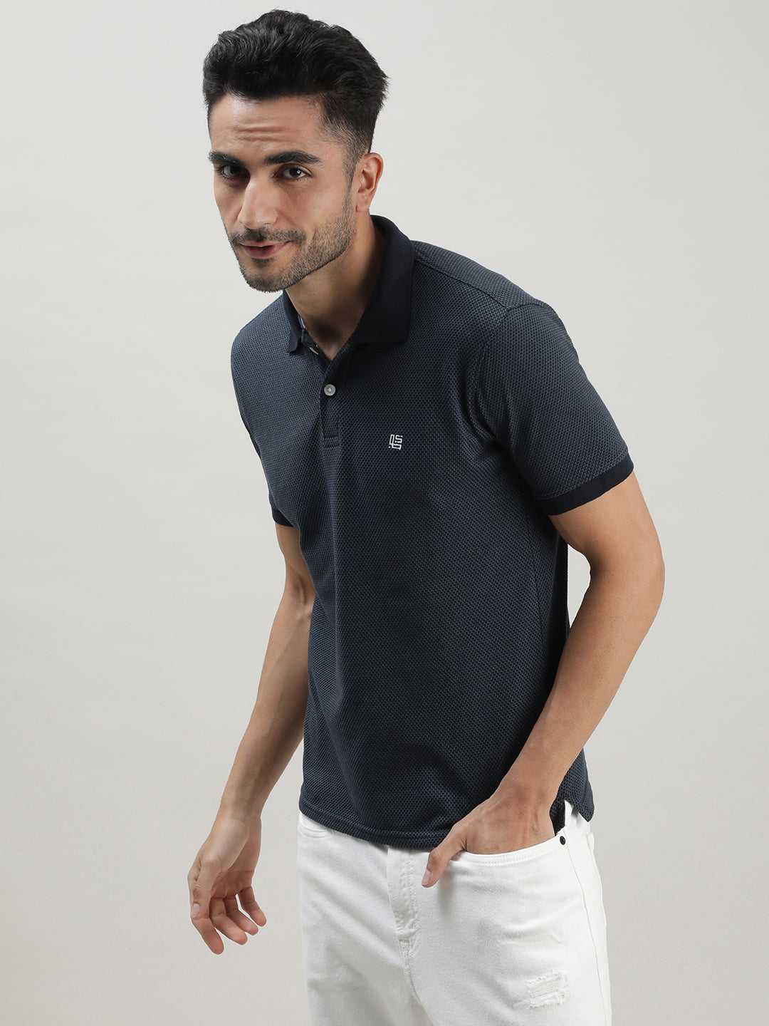 Charcoal Grey Polo T-shirt