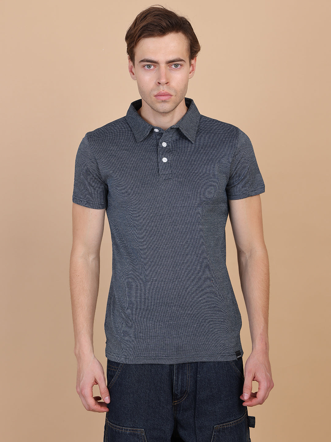 Grey Men Polo Tshirt