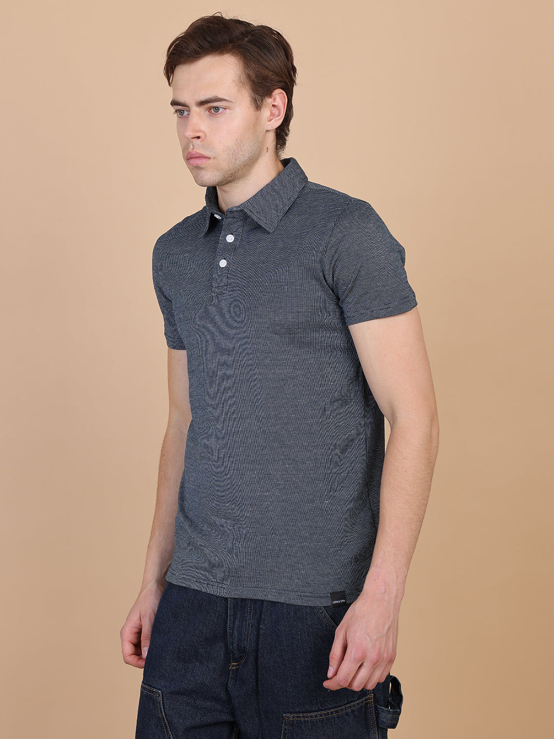 Grey Men Polo Tshirt