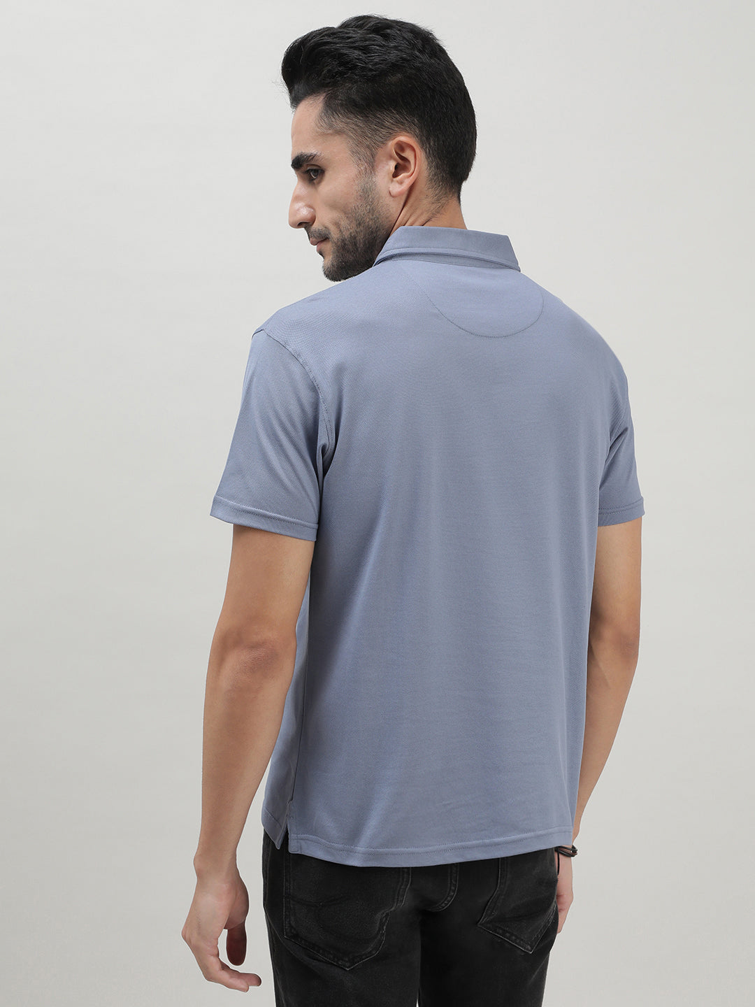 Stone Blue Polo T-shirt for Men