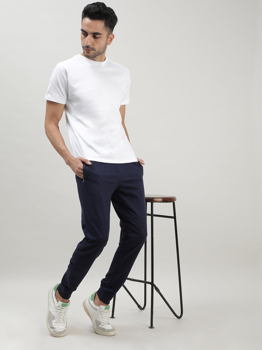 Navy Blue Joggers for Men
