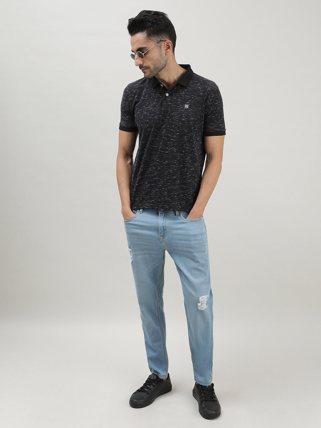 Deep Grey Polo T-shirt