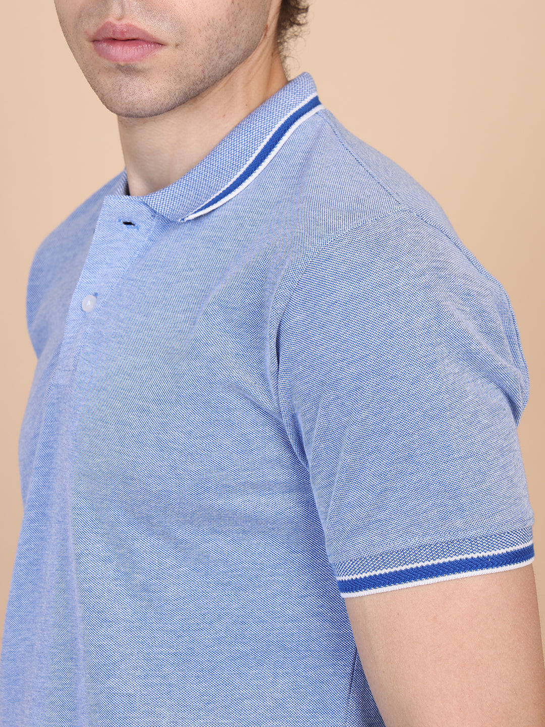 Blue Men Polo Tshirt