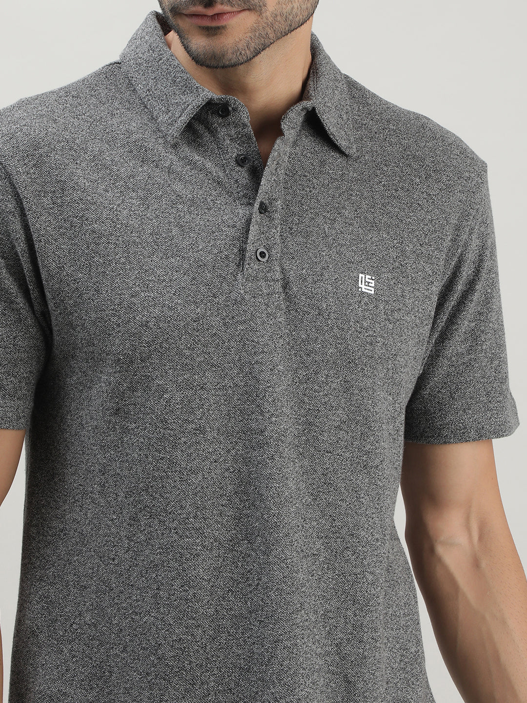 Iron Grey Polo T-shirt for Men