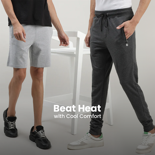Feeling the Heat? Find Relief in Loom & Spin's Casual Joggers and Shorts