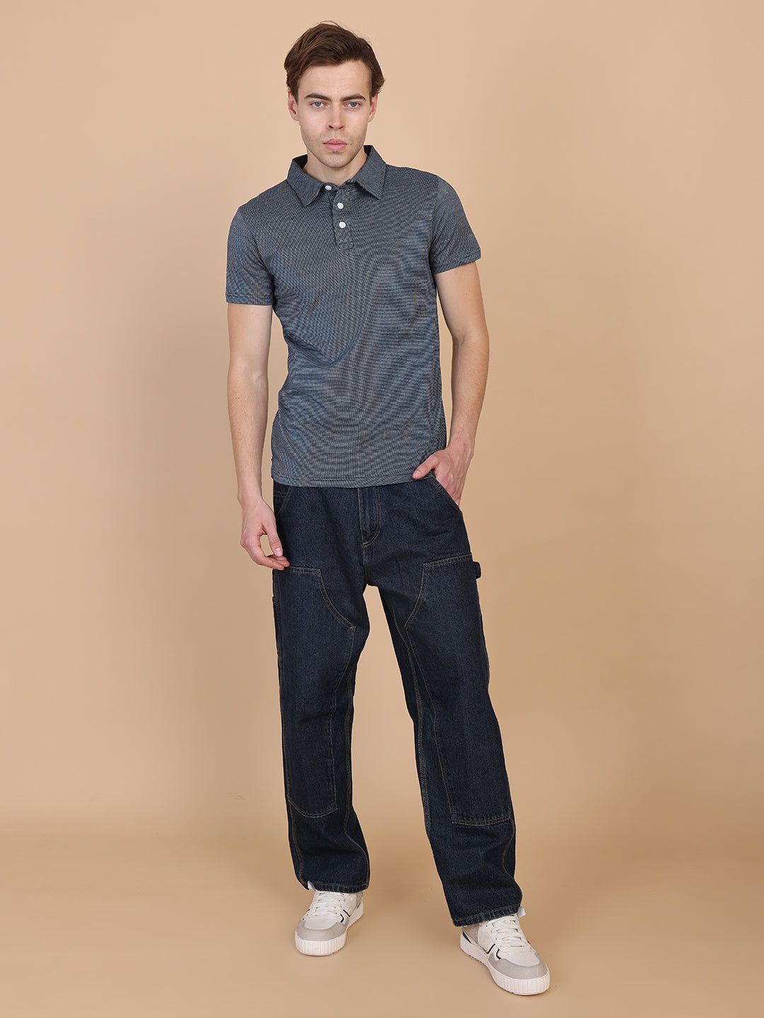 Grey Men Polo Tshirt