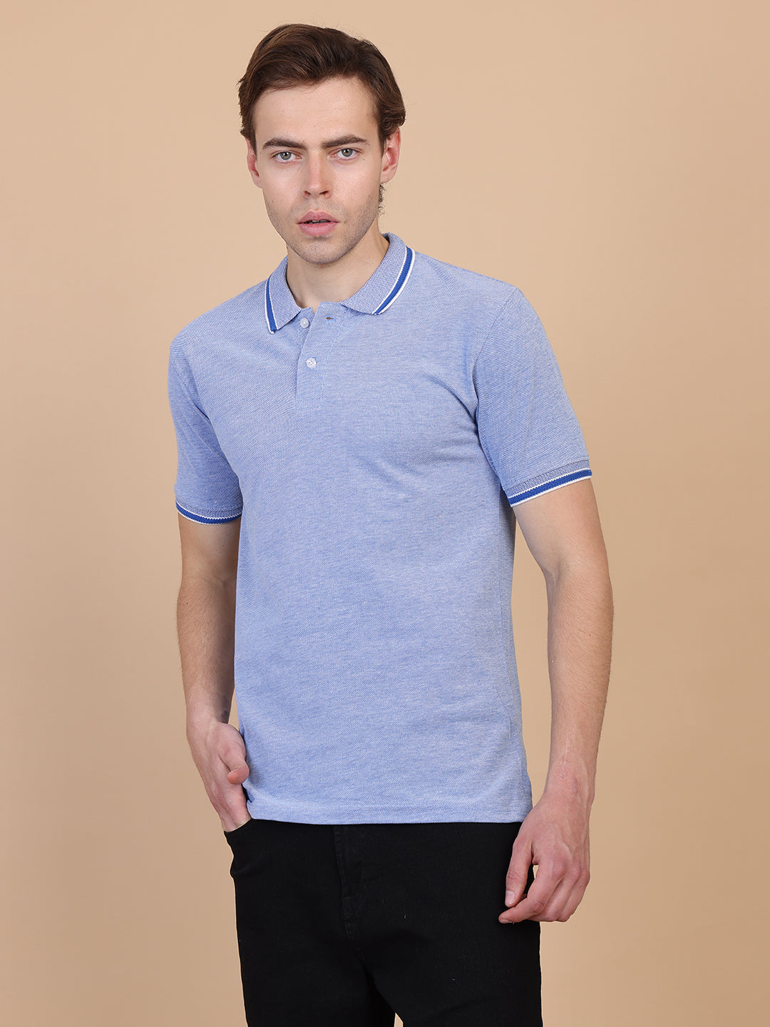 Blue Men Polo Tshirt