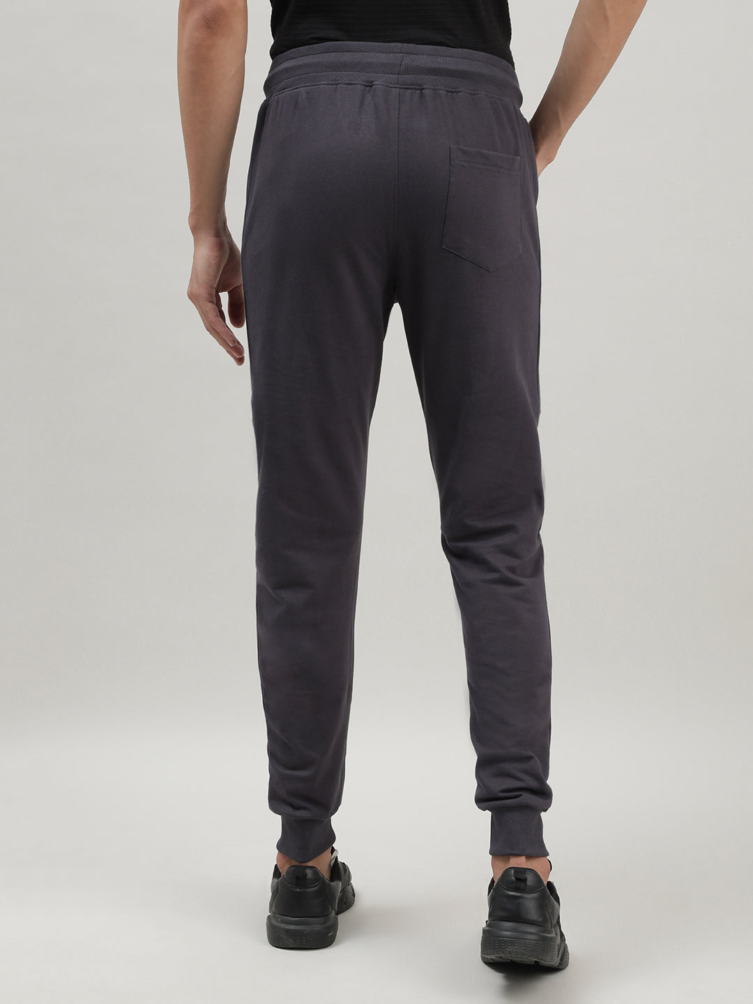 Charcoal Grey Casual Joggers for Men at Loom & Spin