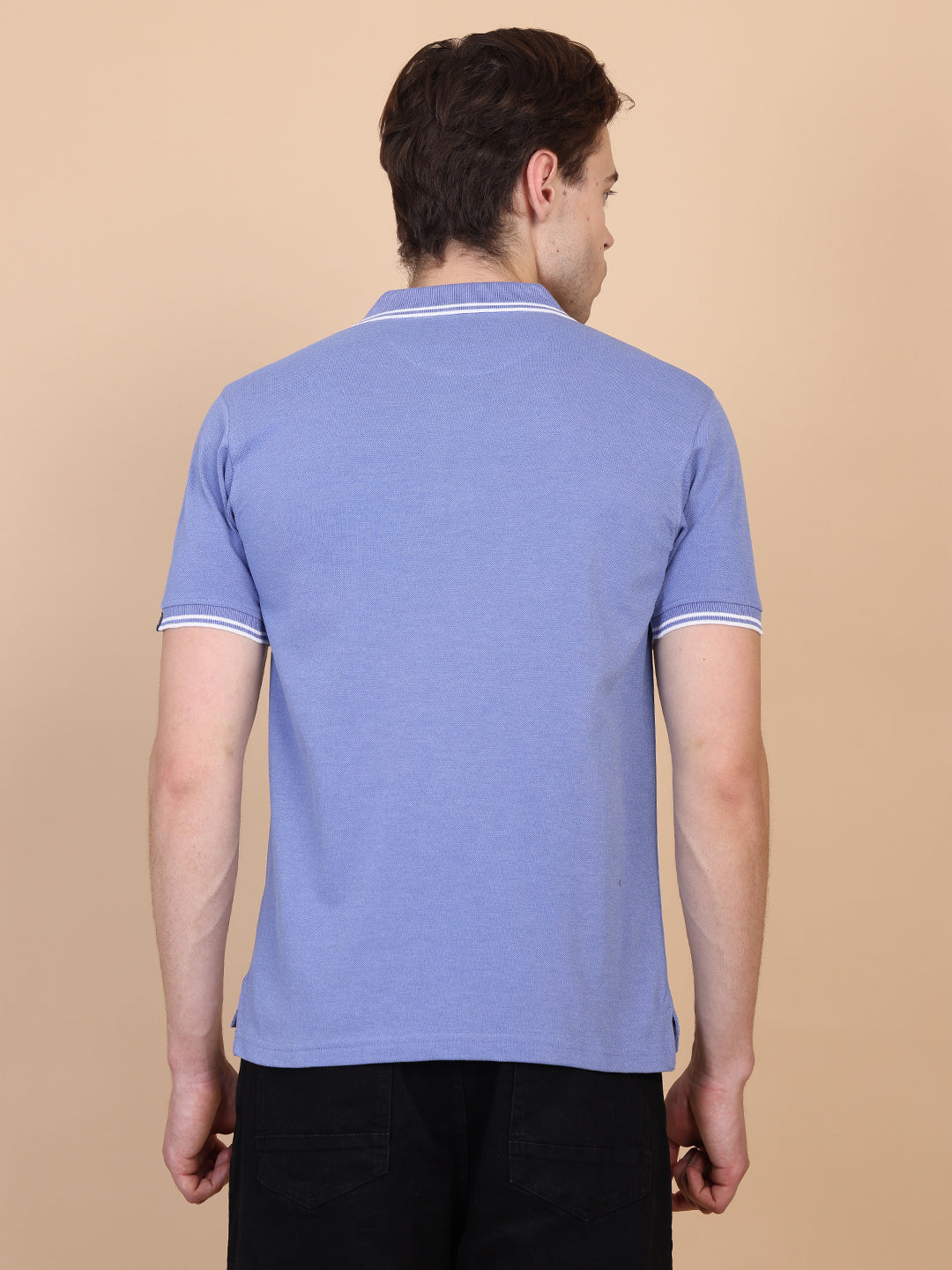 Dark Blue Men Polo Tshirt