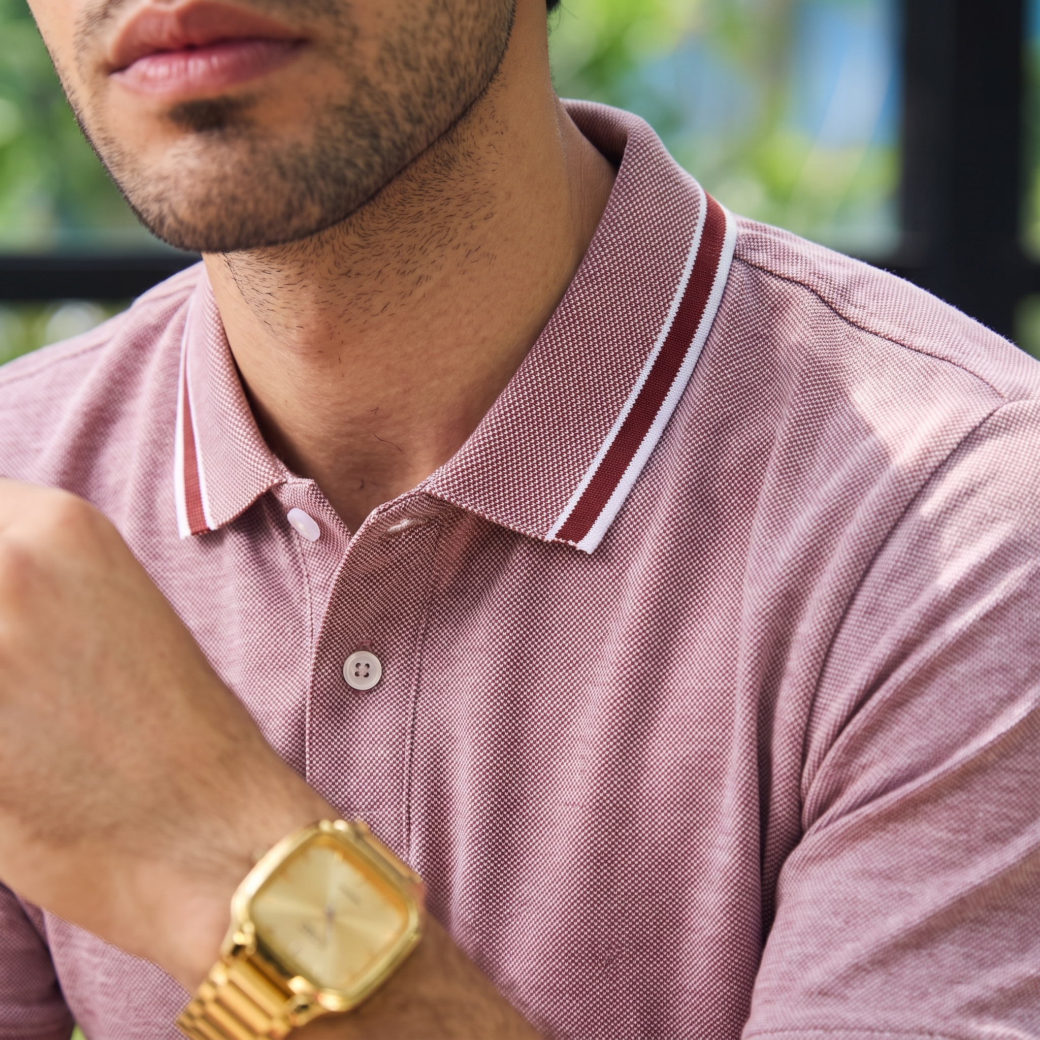 Maroon Men Polo Tshirt