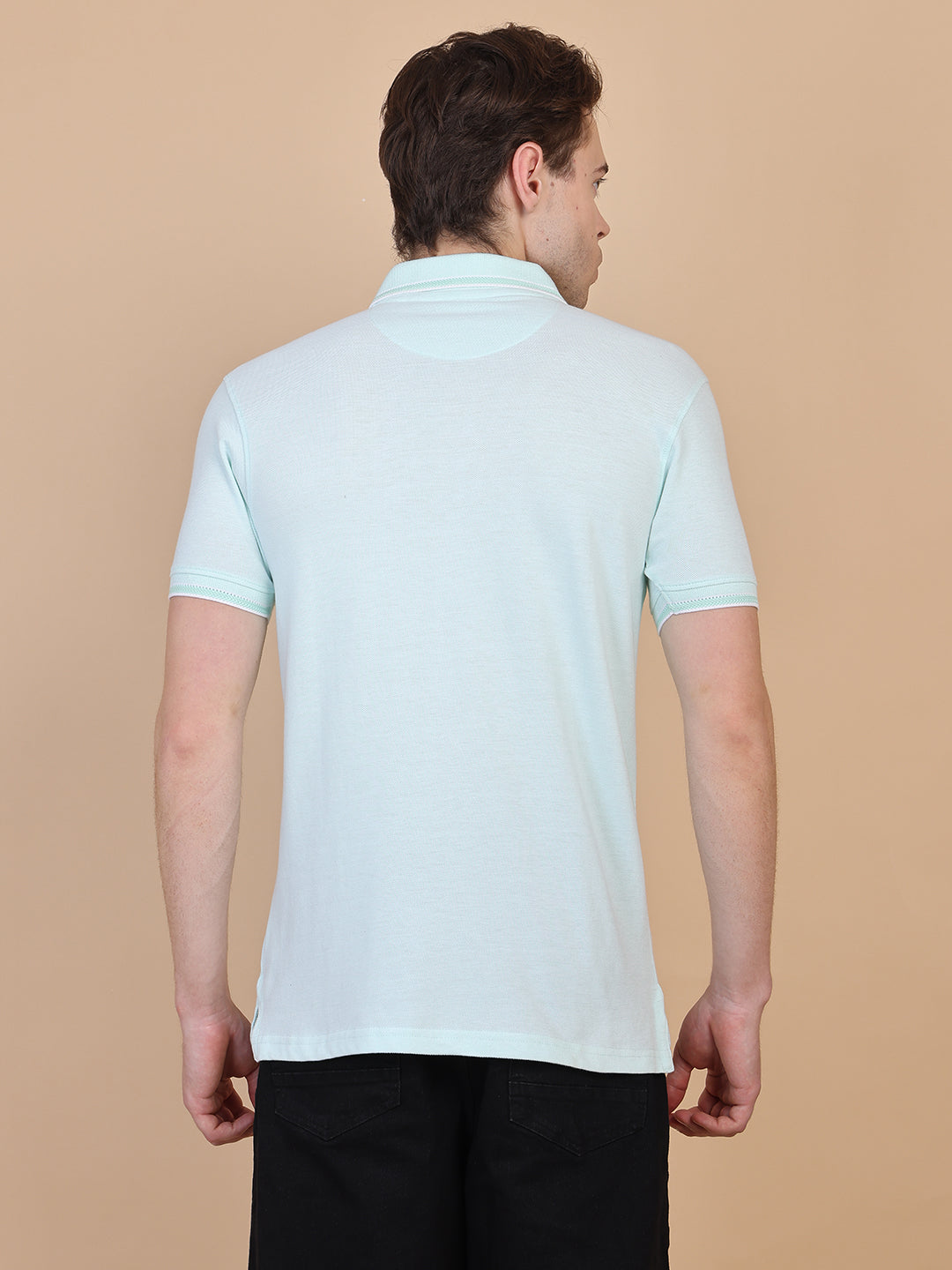 Mint Green Men Polo Tshirt