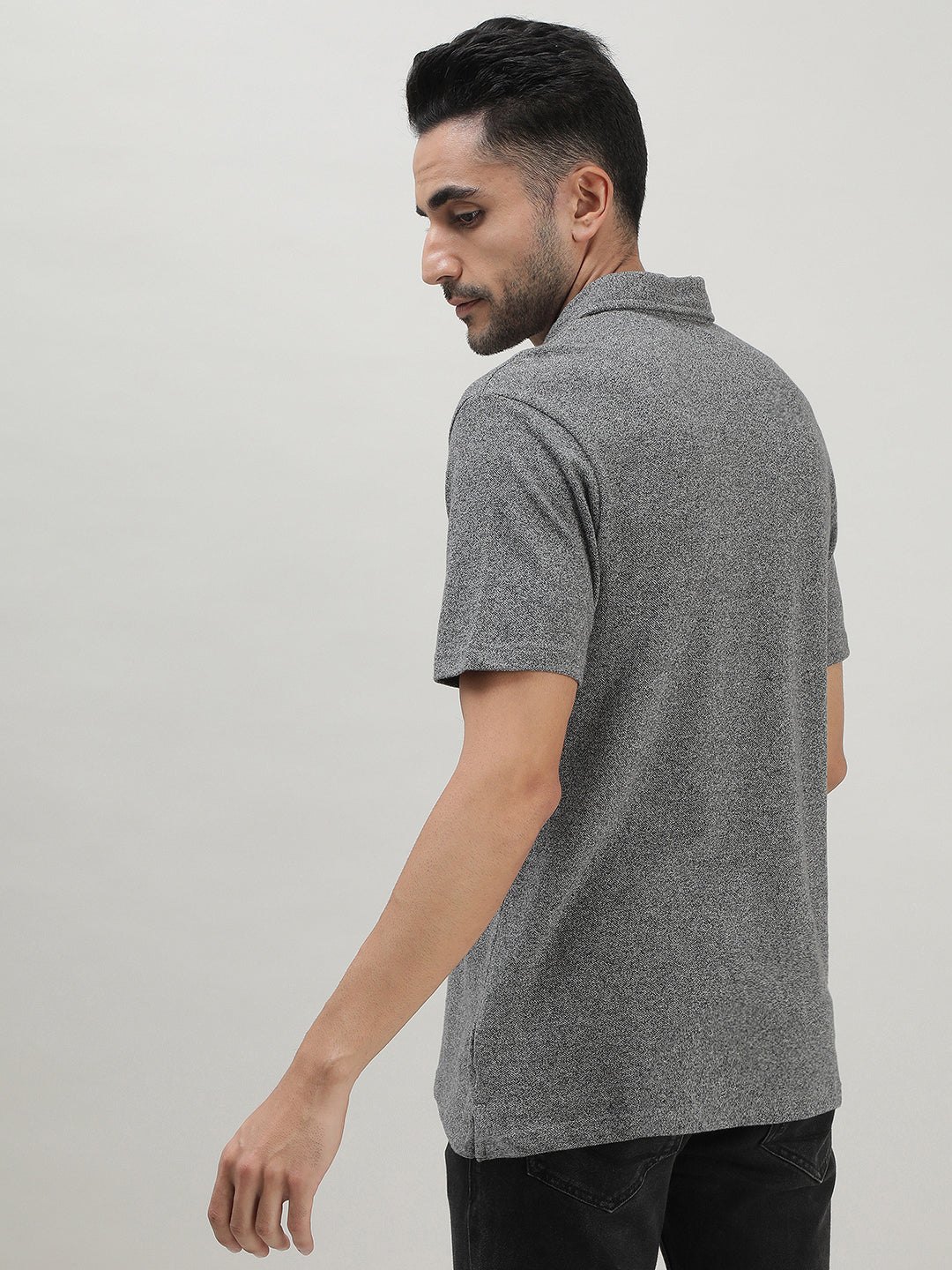 Iron Grey Polo T-shirt for Men