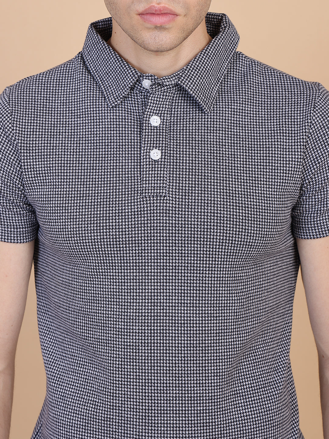 Slate Blue Men Polo Tshirt