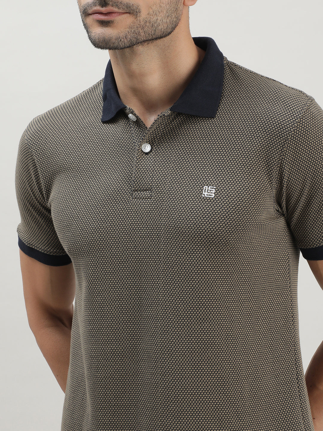Contrast Polo T-shirt for Men