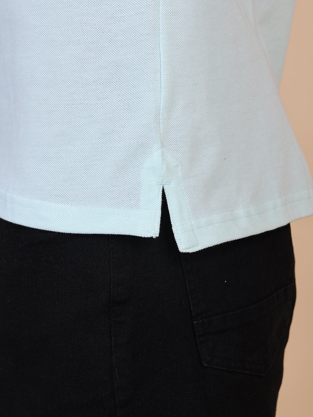 Mint Green Men Polo Tshirt