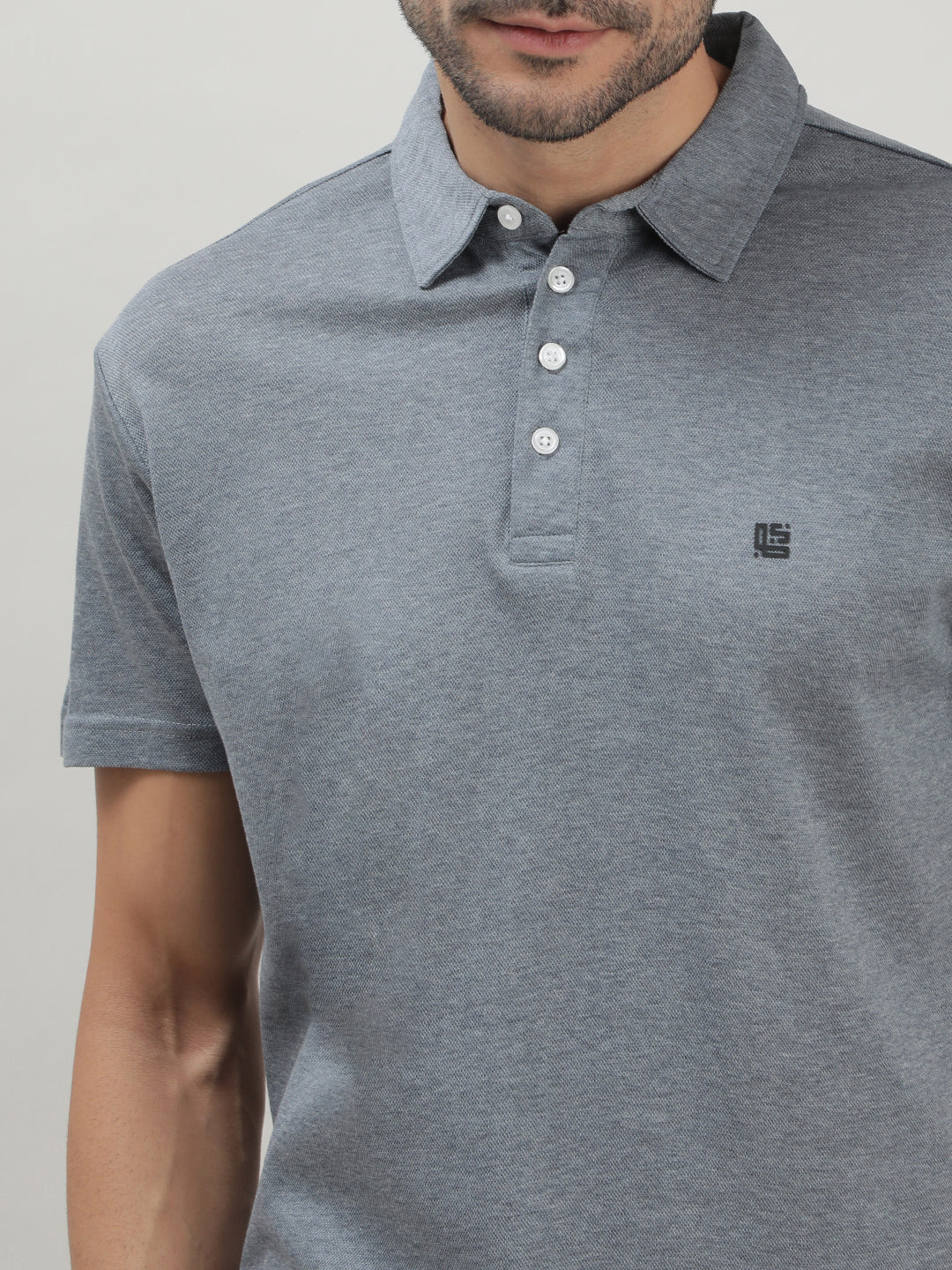 Cloud Grey Polo T-shirt for Men