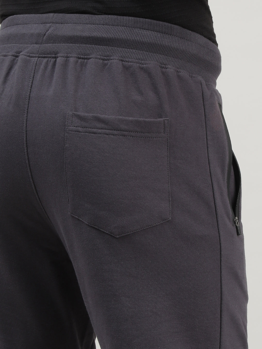 Charcoal Grey Casual Joggers for Men at Loom & Spin