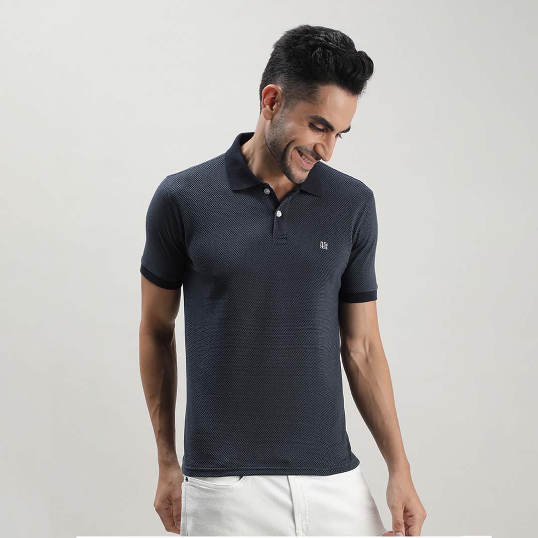 Charcoal Grey Polo T-shirt